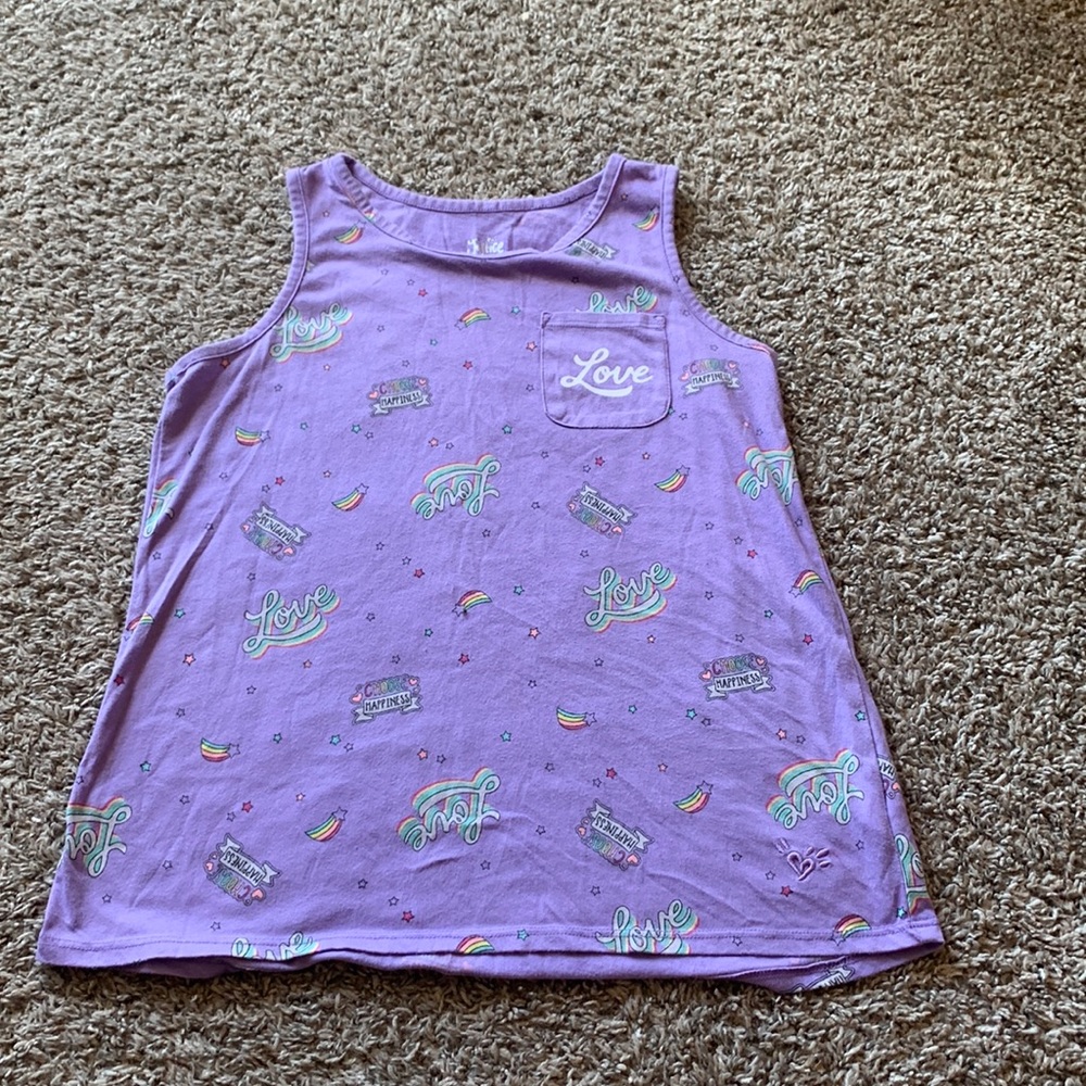 Justice tank top🍉